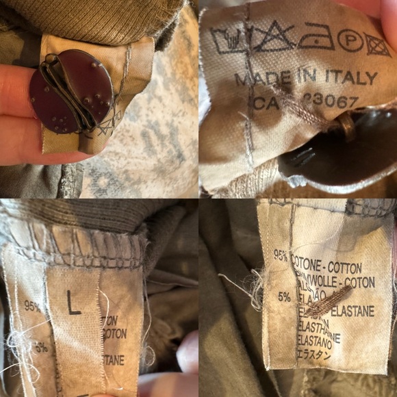 Elisa Cavaletti Club Washed Shirt Jacket Sz L Boho Lagenlook Artsy Unique Italy - Picture 16 of 16